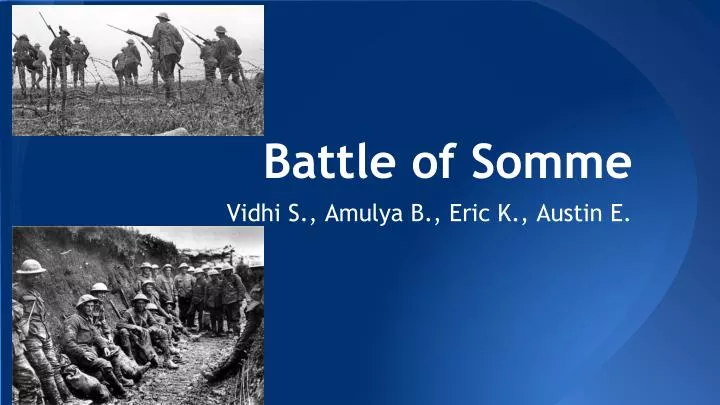 battle of somme n.