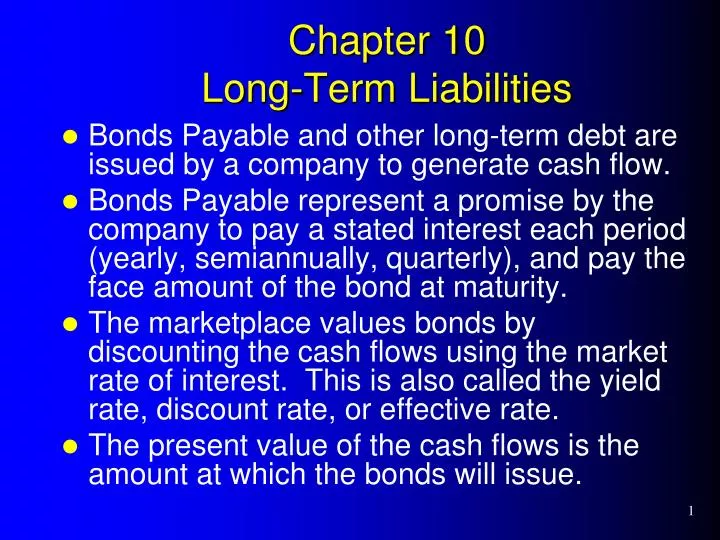 chapter 10 long term liabilities n.