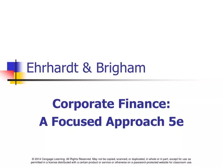 Ppt Ehrhardt And Brigham Powerpoint Presentation Free Download Id 2704