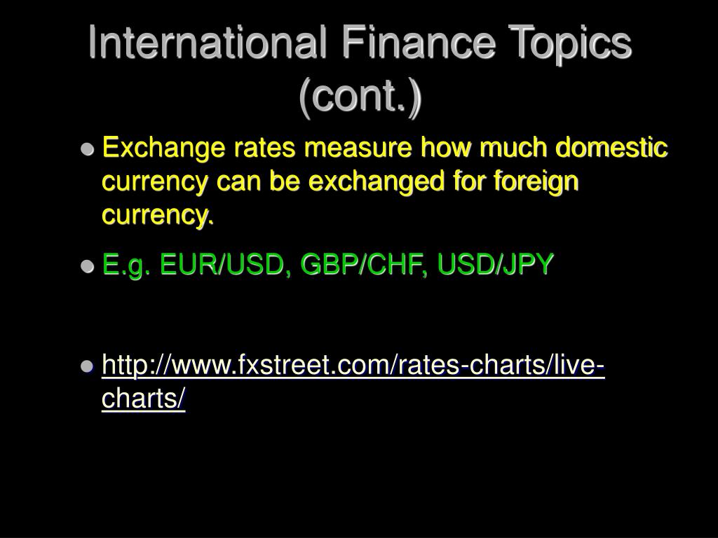 international finance topics for research paper