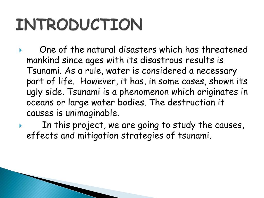 introduction for tsunami essay