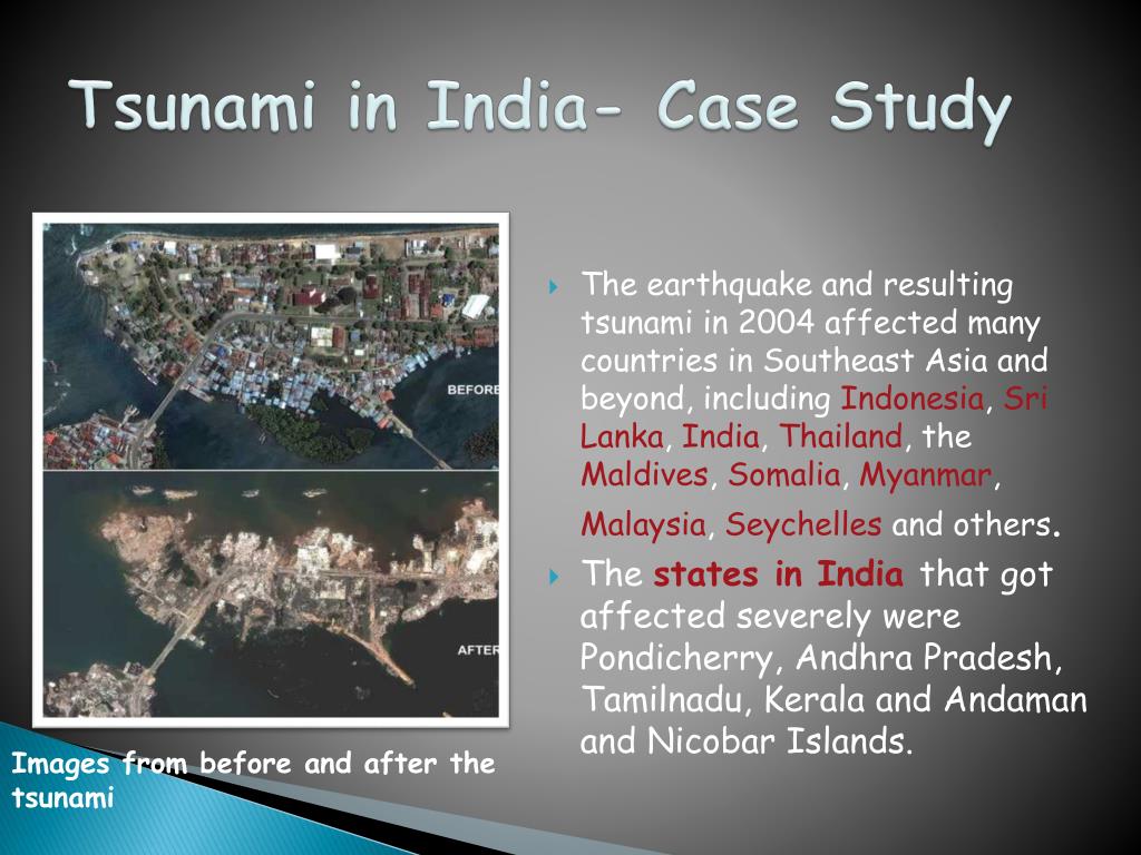 case study on tsunami for project