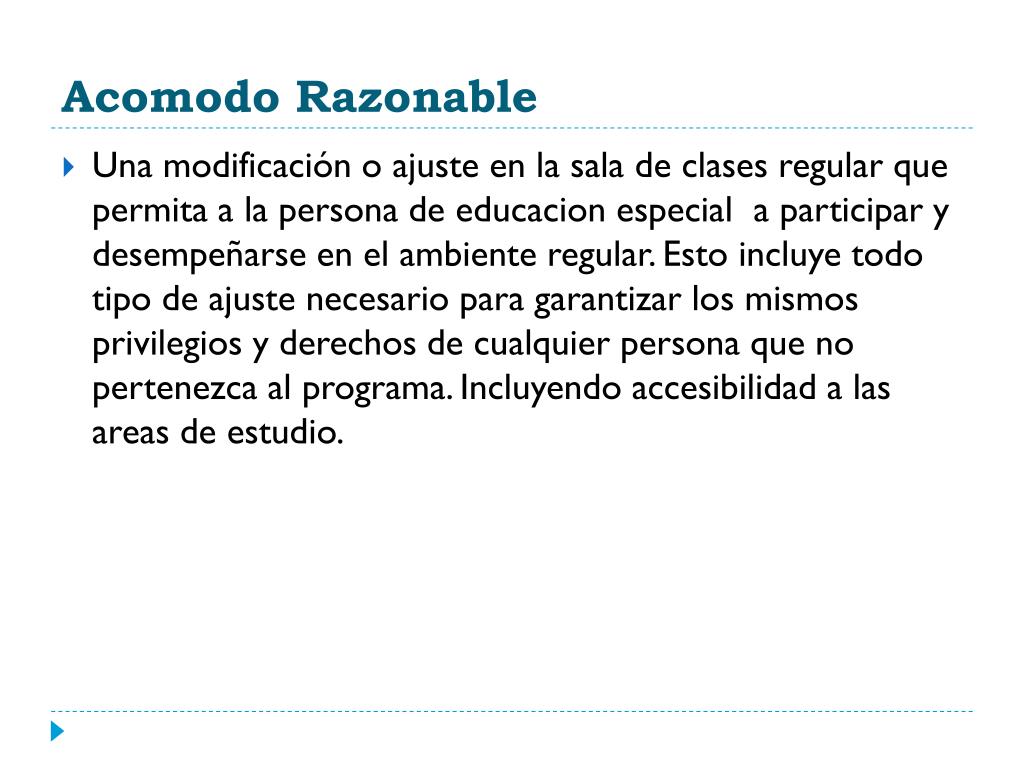 PPT - Pertenezco al programa de Educación Especial ¿ Qué significa ...