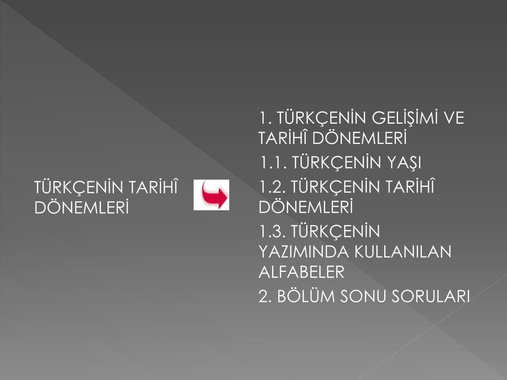 Ppt Turk Dili I Powerpoint Presentation Free Download Id 5444722