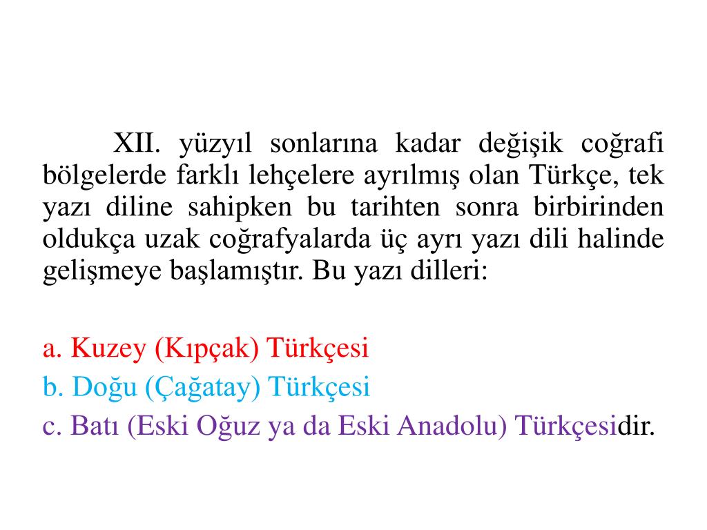 ppt turk dili i powerpoint presentation free download id 5444722