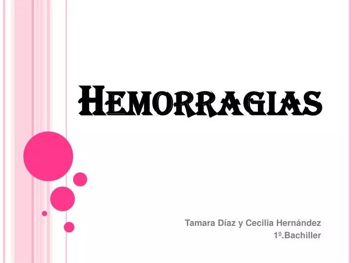Hemorragia Ecured