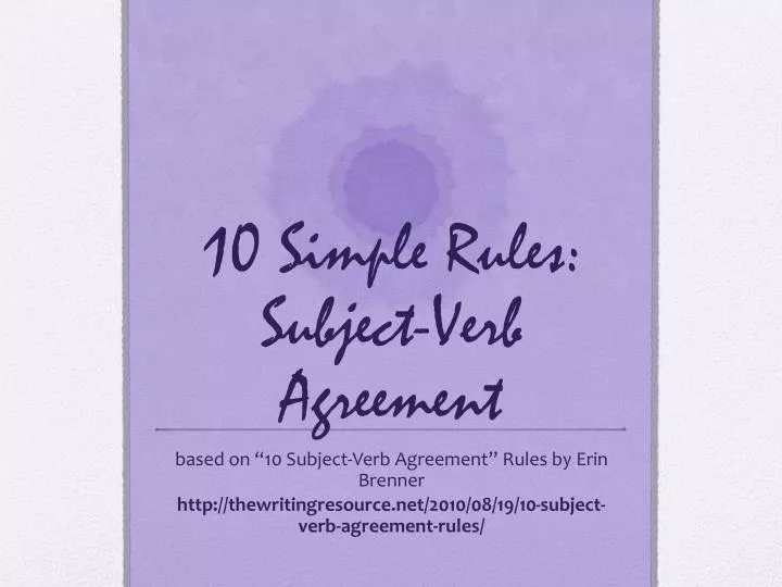 ppt-10-simple-rules-subject-verb-agreement-powerpoint-presentation