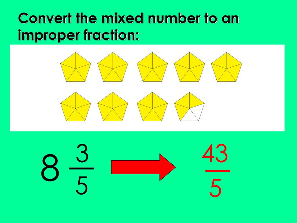 PPT - Mixed Numbers & Improper Fractions PowerPoint Presentation, free What Is 6 5/9 As A Improper Fraction