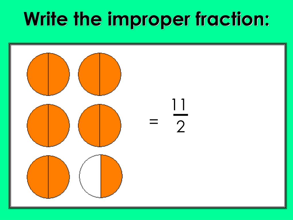 4 2 5 Improper Fraction