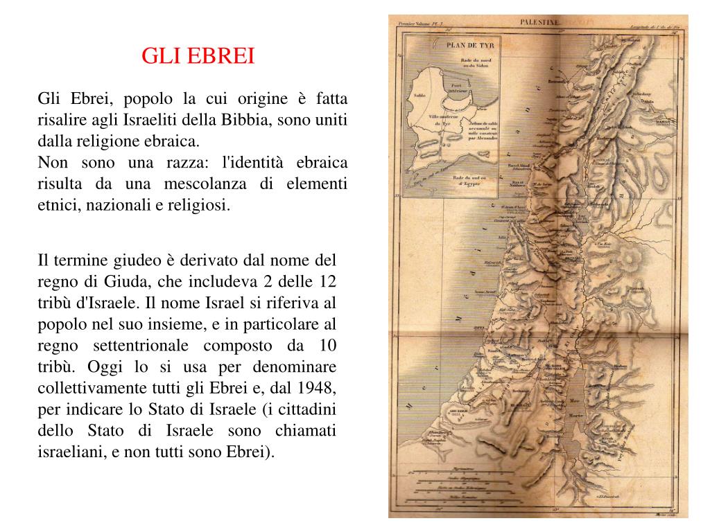 In Che Anno Sono Gli Ebrei PPT - GLI EBREI PowerPoint Presentation, free download - ID:5447517