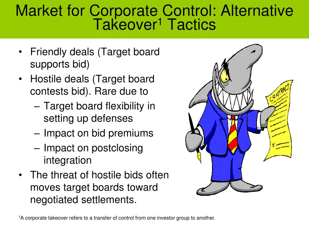 PPT - The Corporate Takeover Market PowerPoint Presentation, free