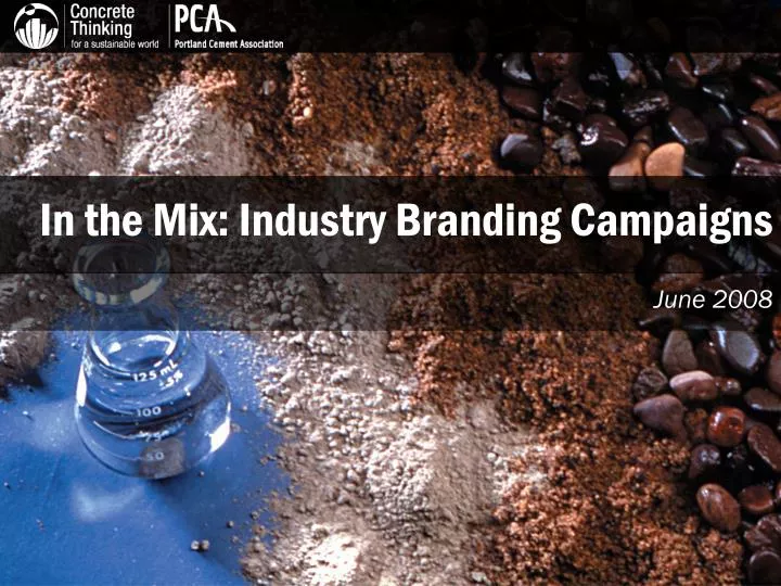 in the mix industry branding campaigns n.