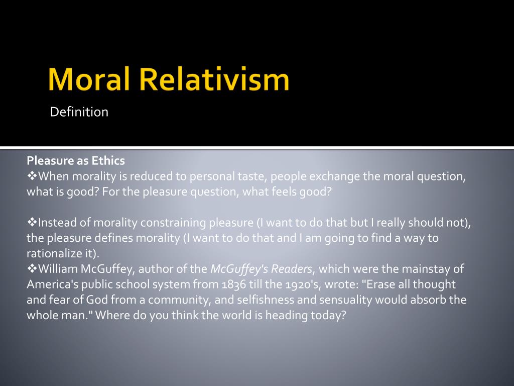 what is moral relativism?