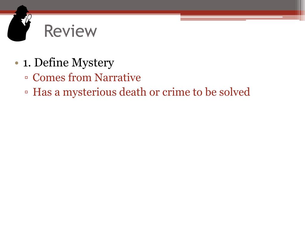 definition of mystery essay