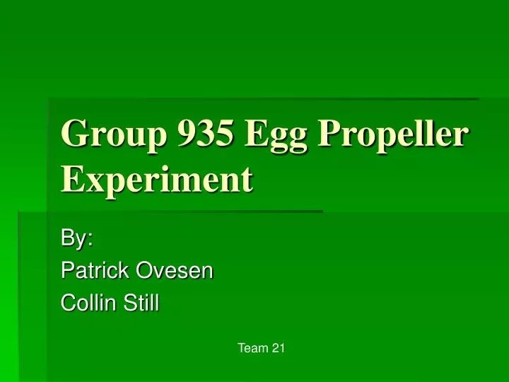 experiment 935