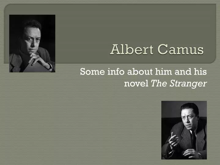 Ppt Albert Camus Powerpoint Presentation Free Download Id 5449826