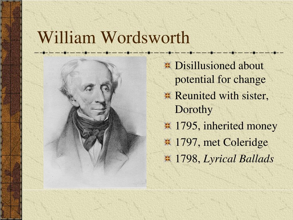 william wordsworth and samuel taylor coleridge william wordsworth and samuel taylor coleridge
