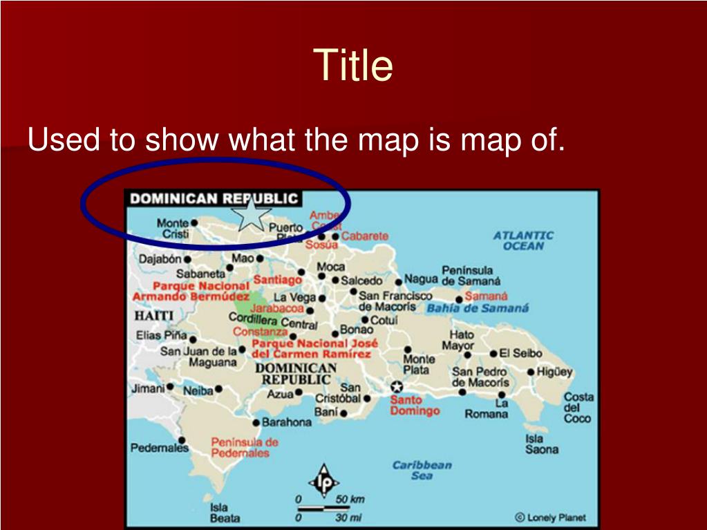 What Is A Title On A Map