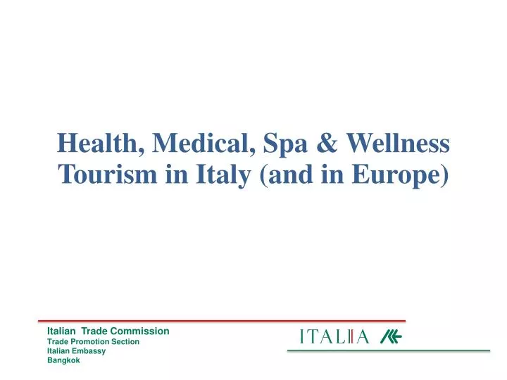 health tourism in italy