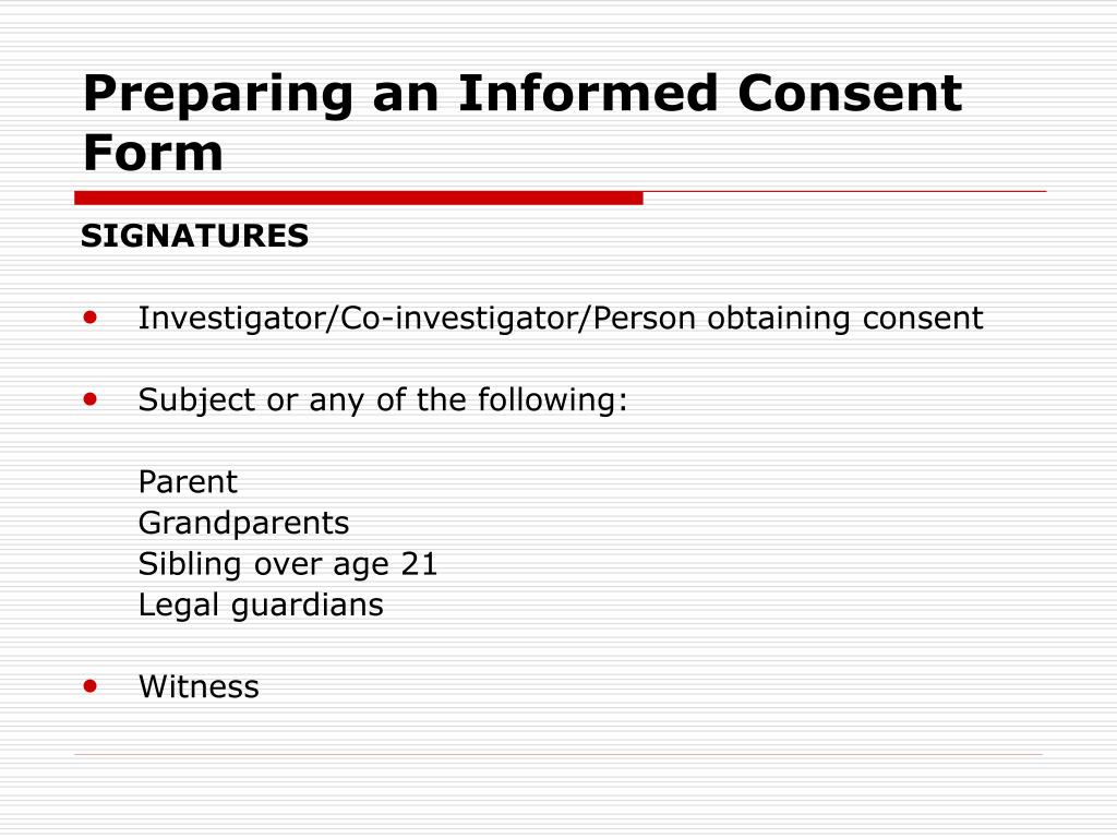 Informed Consent Case Summary