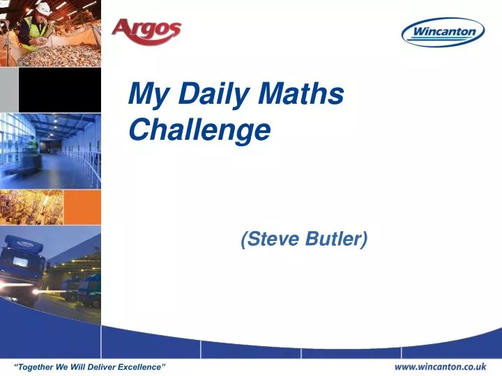 Ppt my daily maths challenge powerpoint presentation free download