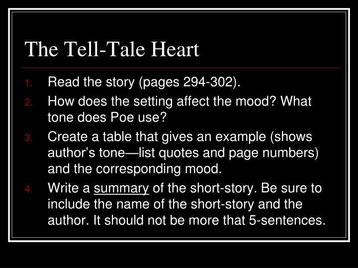 theme of tell tale heart by poe