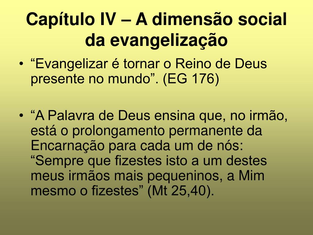 Exortação Apostólica Evangelii Gaudium A alegria do Evangelho A ALEGRIA DE  ENCONTRAR JESUS E ANUNCIA-LO AO MUNDO INTEIRO. - ppt carregar