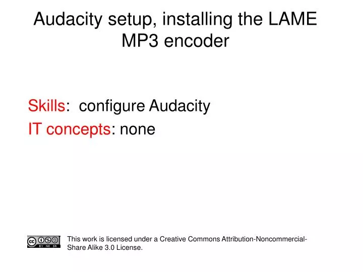 free lame mp3 encoder download for audacity