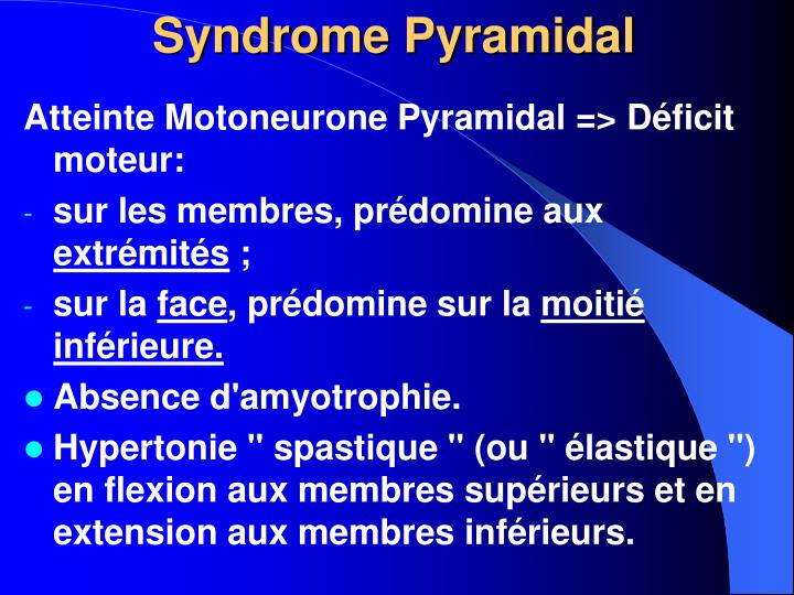 Traitement Syndrome Pyramidal _ Syndrome extrapyramidal définition et — free download