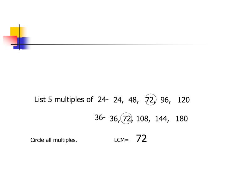 PPT Factors and Multiples PowerPoint Presentation ID