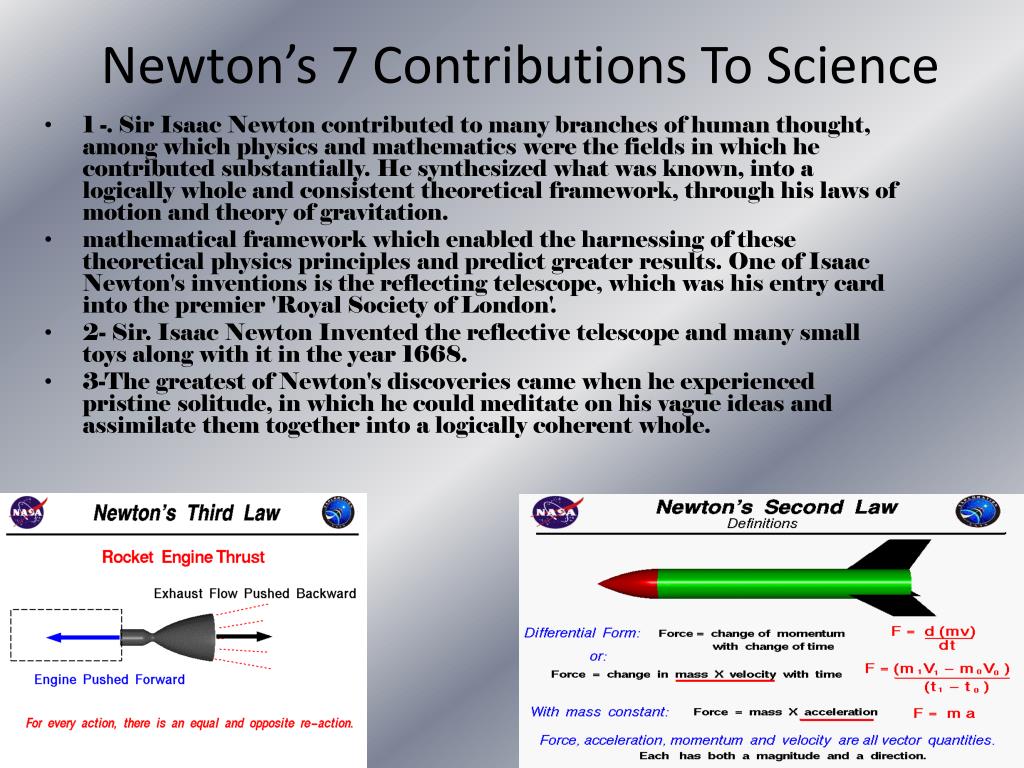 isaac newton contribution to physics essay
