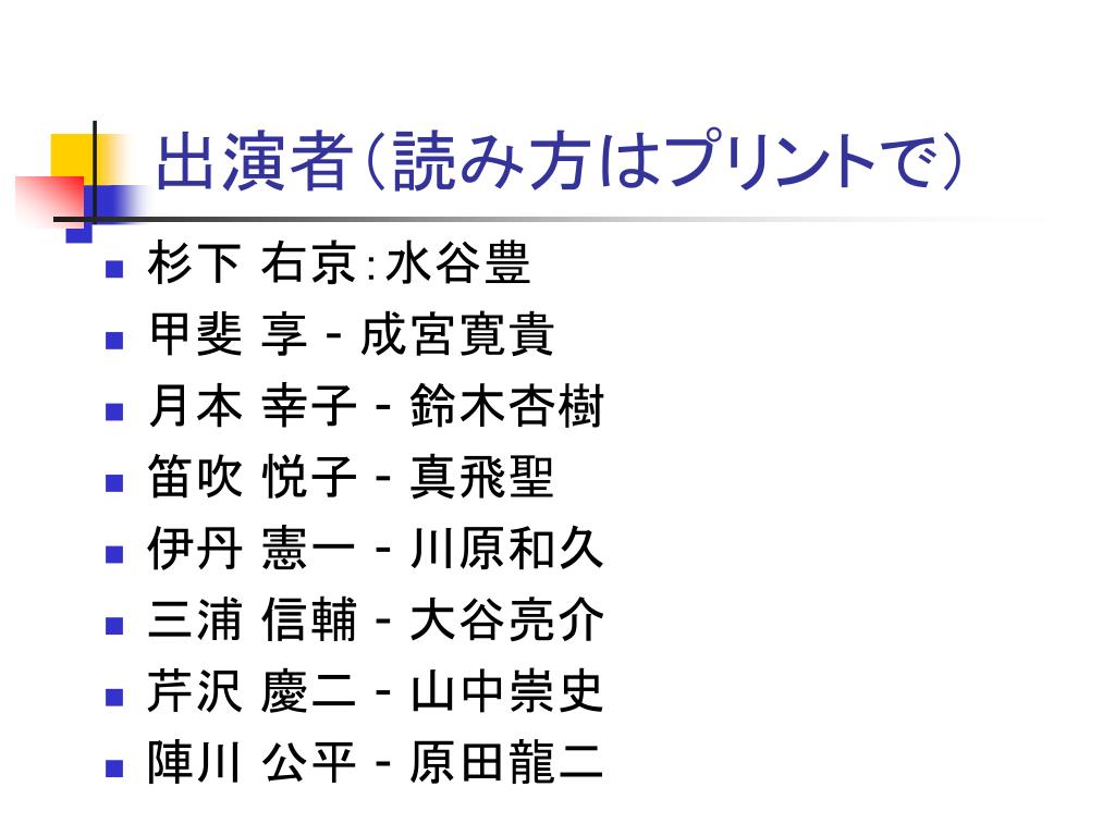 Ppt 媒體日文 二 進修部 夜間部 Powerpoint Presentation Id Ppt 媒體日文 二 進修部 夜間部 Powerpoint Presentation Id