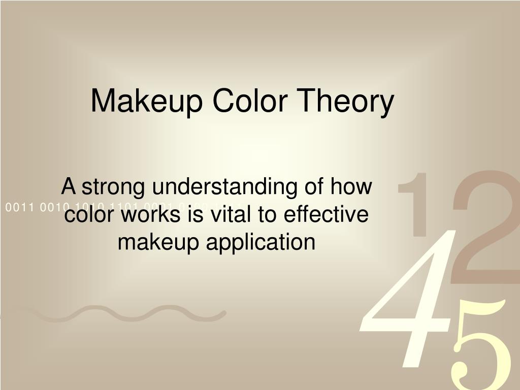 Ppt Makeup Color Theory Powerpoint