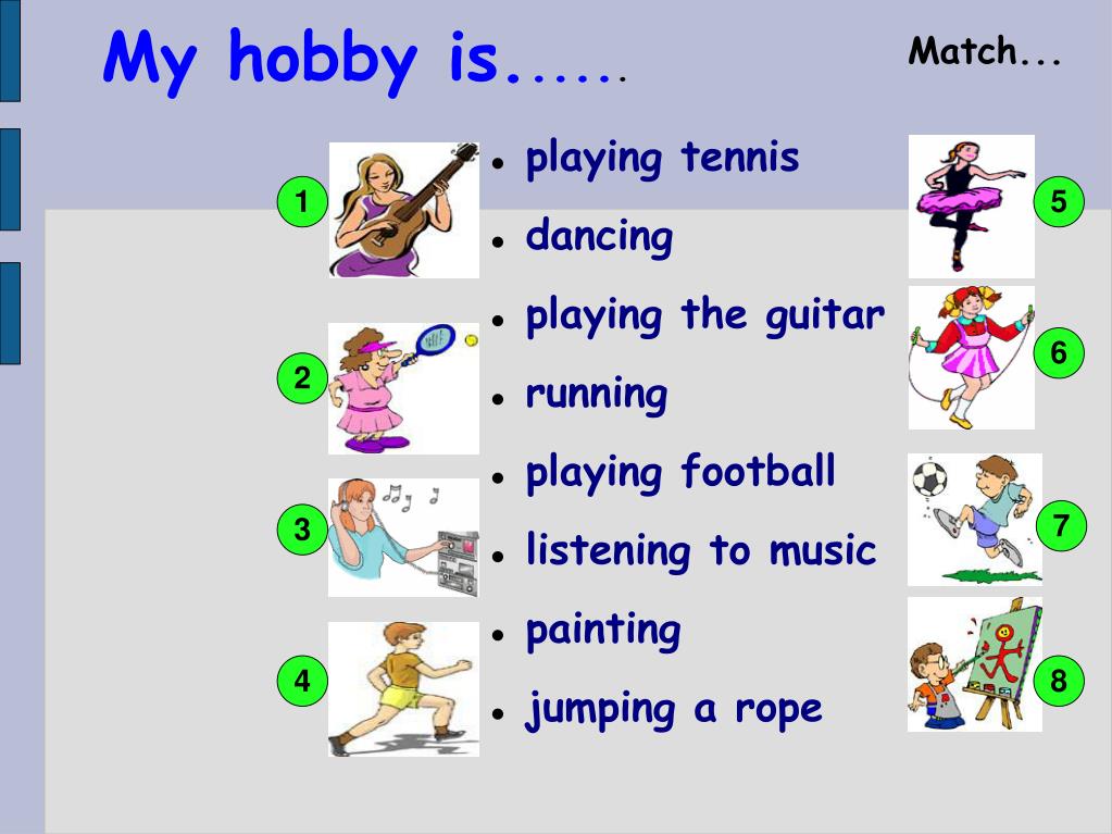 how to make a presentation about hobby