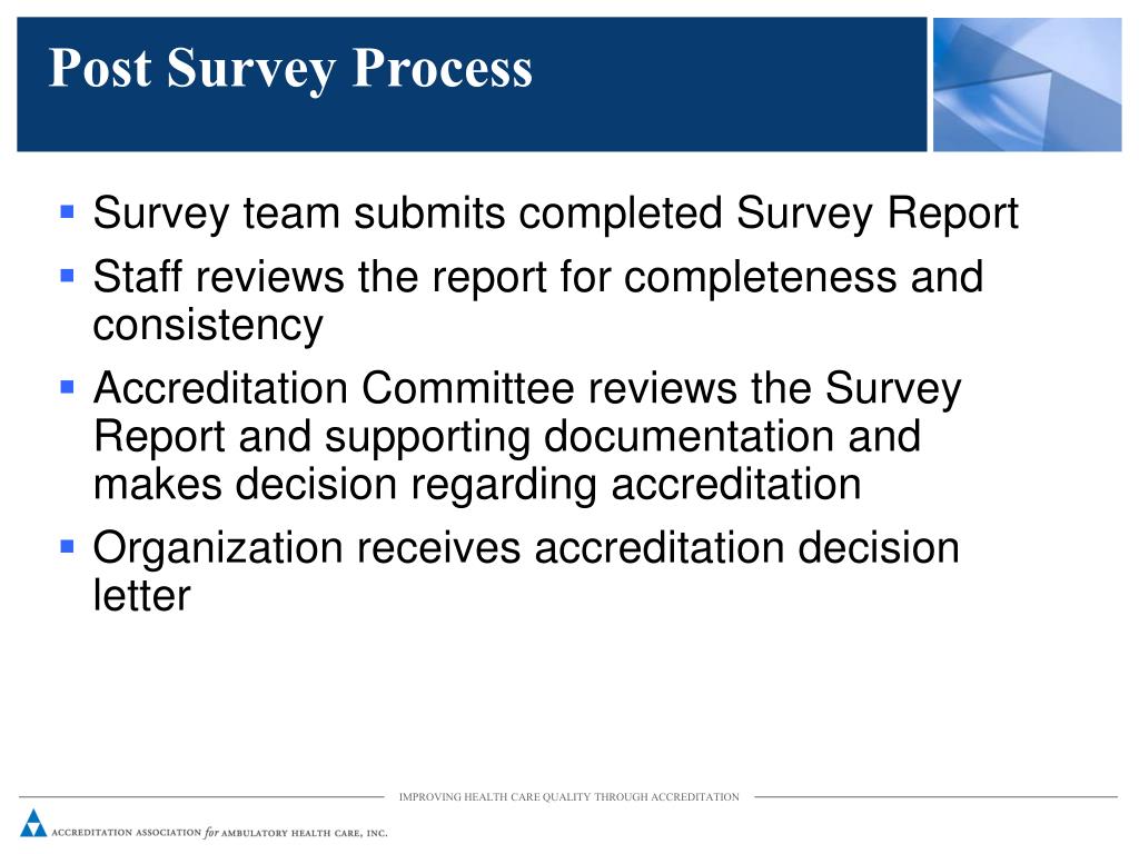 PPT AAAHC “The Accreditation Association” PowerPoint Presentation