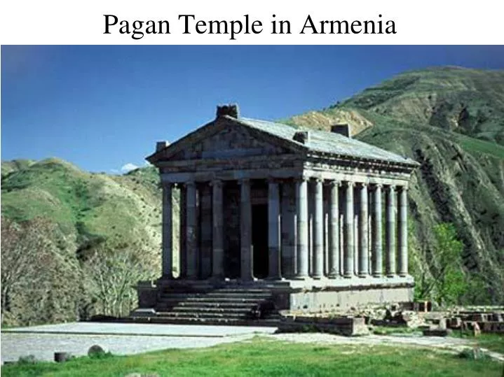 pagan temple in armenia n.