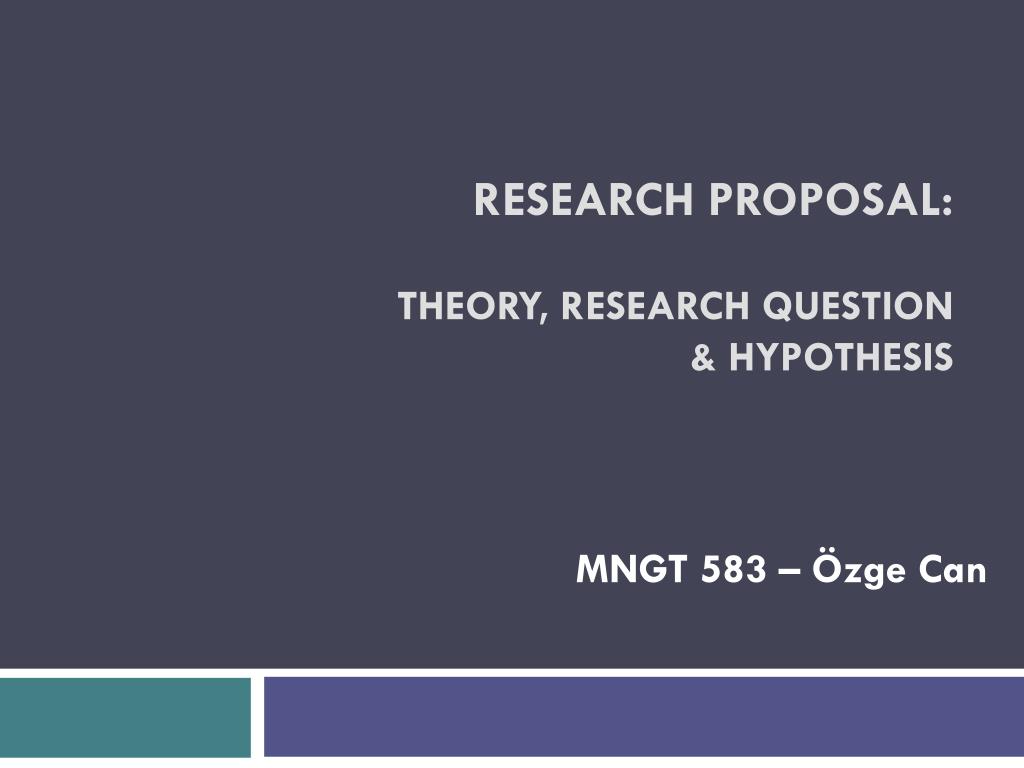 research question proposal
