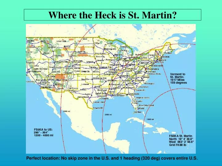 where the heck is st martin n.