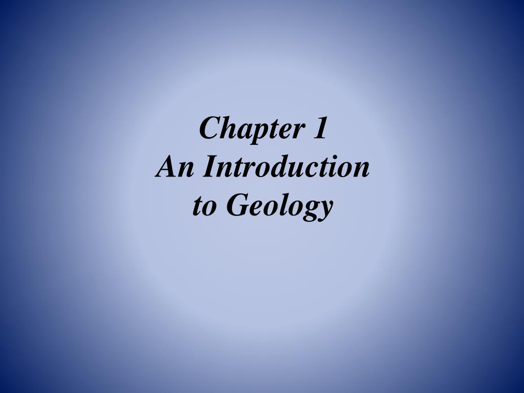 introduction to geology essay