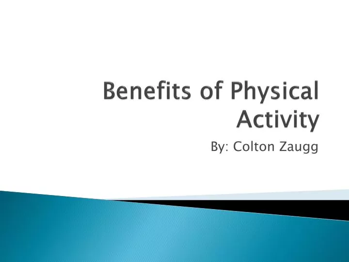 10 benefits of physical activity