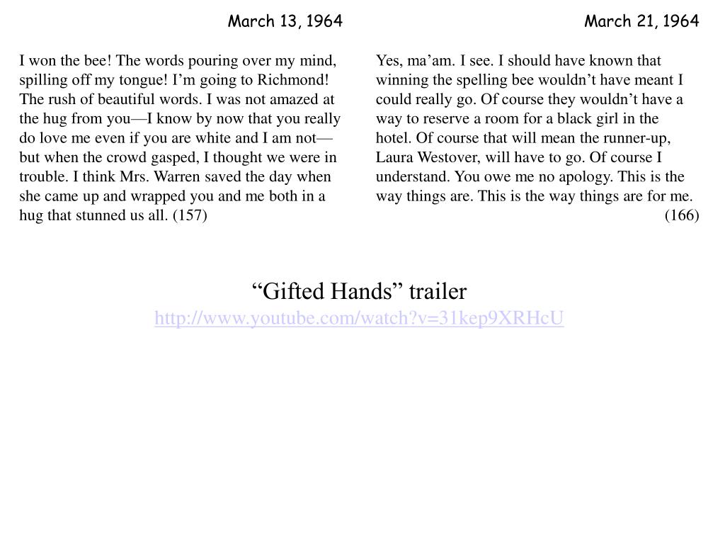 PPT Review Discuss Kizzy Ann Stamps Book Talks Civil Rights books