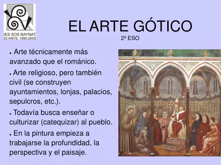 PPT - EL ARTE GÓTICO 2º ESO PowerPoint Presentation, free download -  ID:5466099