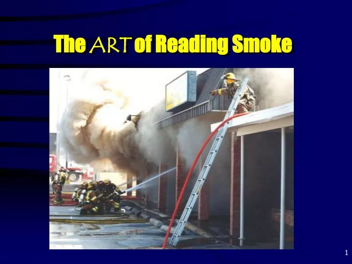 the art of reading smoke n.