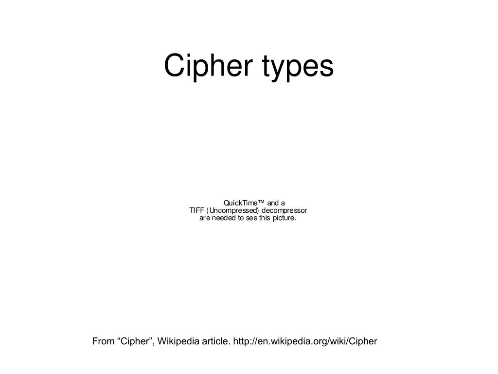 PPT - Introduction to Ciphers PowerPoint Presentation, free download -  ID:5467030
