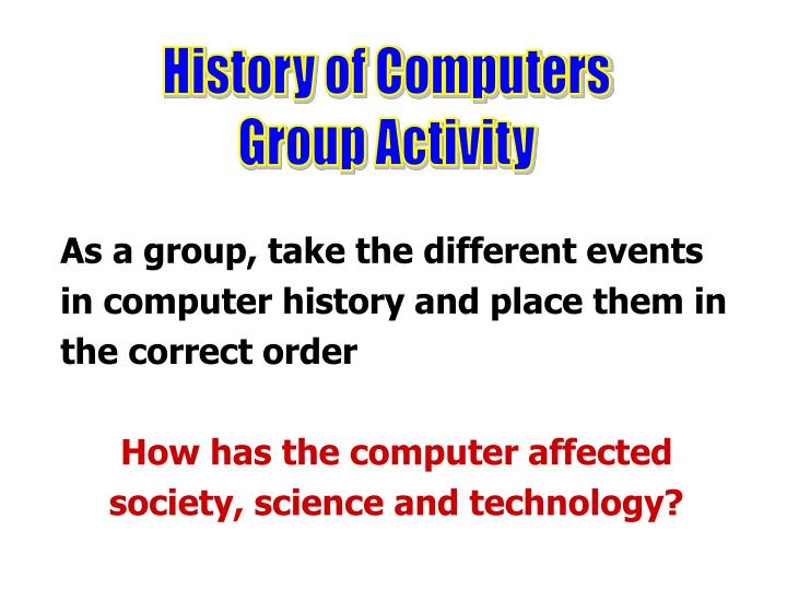 how computers have affected society how computers have affected society