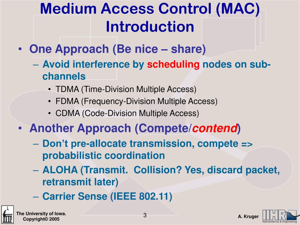 Medium Access Control (MAC) and Scheduling