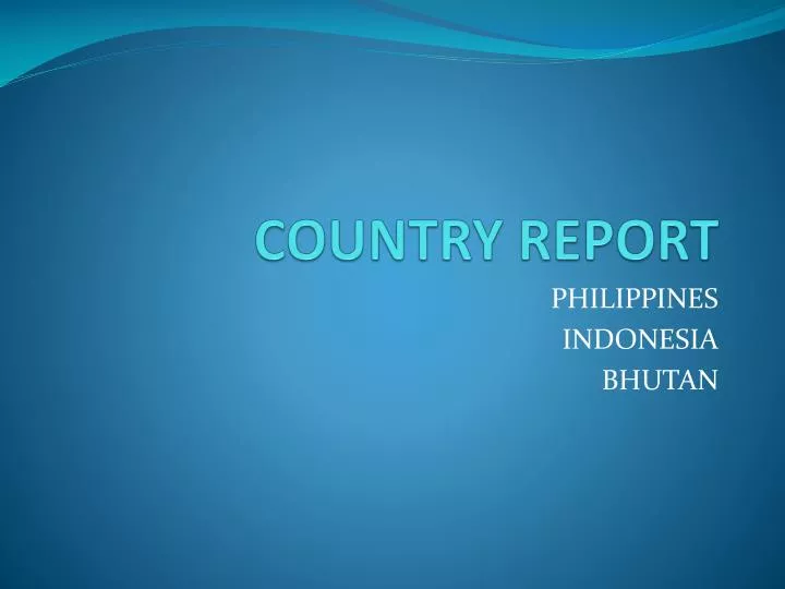 country report n.