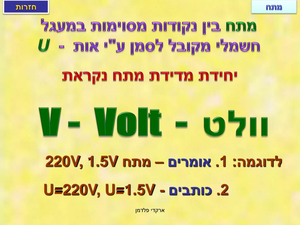 PPT - פיזיקה PowerPoint Presentation, free download - ID:5468422