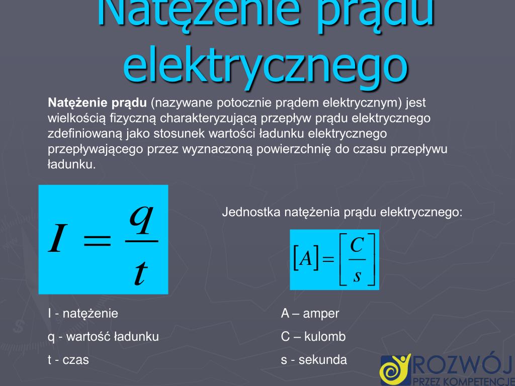 Do Pomiaru Natężenia Prądu Elektrycznego Stosuje Się PPT - DANE INFORMACYJNE PowerPoint Presentation, free download - ID:5469043