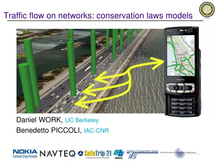 traffic flow on networks conservation laws models n.